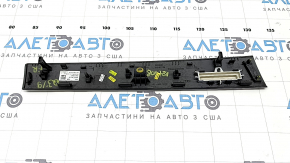 Lower right front panel trim for Audi Q3 83A 19-25, dark aluminum, quattro, scratches, broken fasteners