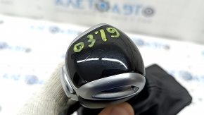 Audi Q3 83A 19-25 automatic transmission knob, black leather with chrome, scratches