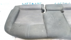 Rear seat, 2nd row, lower part, Nissan Leaf 18-22, combination, black cloth