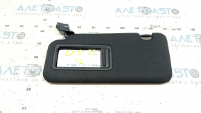 Right visor Mazda CX-5 20-25 black, with LED backlight