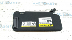 Right visor Mazda CX-5 20-25 black, with LED backlight