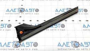 Right tailgate spoiler for Audi Q3 83A 19-25, gloss black