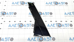 Rear left side door trim for Audi Q3 83A 19-25, gloss black