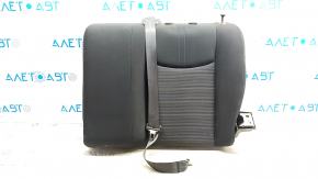 Rear seat row 2 upper left Nissan Leaf 18-22 combination cloth black, with belt