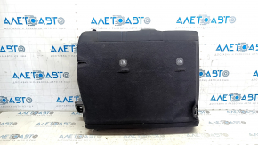 Rear seat row 2 upper left Nissan Leaf 18-22 combination cloth black, with belt