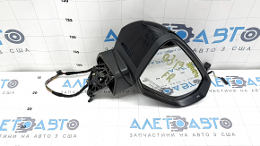 Right side mirror assembly for Audi Q3 83A 19-2 6+2 pins, turn signal, heated, BSM, black