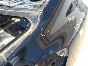 Quarter wing rear right Honda Accord 13-17 hybrid on the body, black, painted, dents, bumps