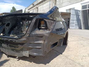 Quarter wing rear right Honda Accord 13-17 hybrid on the body, black, painted, dents, bumps