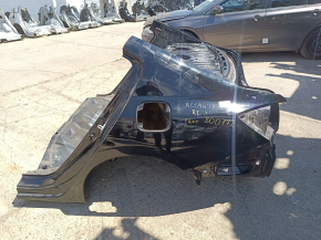 Quarter wing rear left Honda Accord 13-17 on the body, black, painted