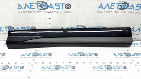 Lower front left door trim for Audi Q3 83A 19-23 S-Line, gray molding, scratches
