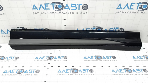 Lower front right door trim for Audi Q3 83A 19-23 S-Line, gray molding, scratches