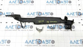 Right hood-wing seal for Audi Q3 83A 19-25, broken fasteners