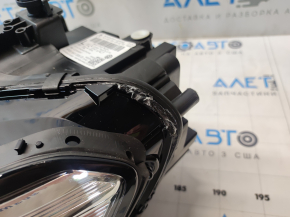 Headlight front left bare VW Tiguan 18-21 halogen, DRL halogen, chip, cracked housing