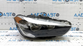 BMW X1 F48 16-22 halogen front right headlight assembly, with mount, sand