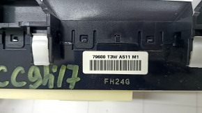 16-17 Honda Accord hybrid climate control, black, scratches