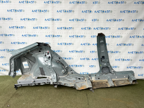 Quarter wing rear left Toyota Prius 50 19-22 under BSM, on the body, green