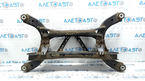 The rear subframe of a Mazda 6 18-21 is rusty.