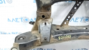 The rear subframe of a Mazda 6 18-21 is rusty.