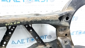 The rear subframe of a Mazda 6 18-21 is rusty.