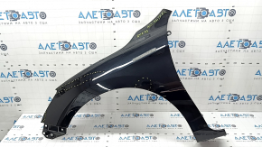 Honda Accord 13-17 front left fender, black, NH731P, dented
