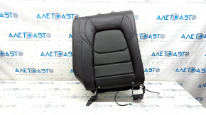 Rear seat backrest, 2nd row, right, Mazda CX-5 19-22, brown leather with perforation, blown, heated, wrinkled, needs cleaning