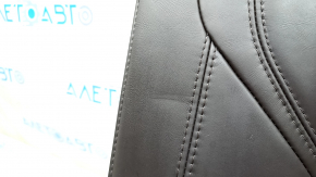 Rear seat backrest, 2nd row, right, Mazda CX-5 19-22, brown leather with perforation, blown, heated, wrinkled, needs cleaning