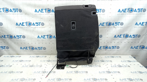 Rear seat backrest, 2nd row, right, Mazda CX-5 19-22, brown leather with perforation, blown, heated, wrinkled, needs cleaning
