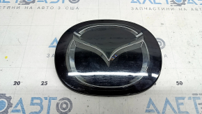 Mazda CX-5 17-24 radiator grille emblem under radar, scratches, broken fasteners
