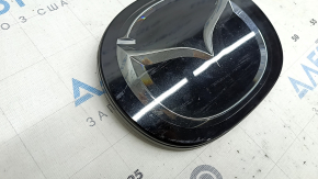 Mazda CX-5 17-24 radiator grille emblem under radar, scratches, broken fasteners