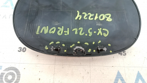 Mazda CX-5 17-24 radiator grille emblem under radar, scratches, broken fasteners