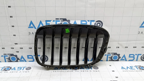 Radiator grill right BMW X1 F48 16-19 X-line gray grille, sand