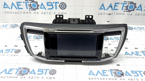 Monitor, display, navigation lower Honda Accord 2013-2017 touchscreen touring, with overlay black with gray, crack, scratches