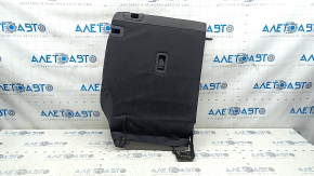 Rear seat backrest, 2nd row, left, Mazda CX-5 19-22, brown leather with perforation, blown, heated, dented, needs cleaning