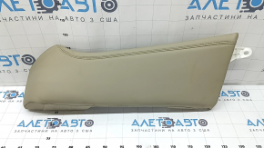 Left rear seat side trim for Honda Accord 2017, beige leather, dented, needs cleaning