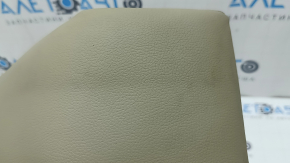 Left rear seat side trim for Honda Accord 2017, beige leather, dented, needs cleaning