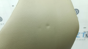 Right rear seat side trim for a Honda Accord 2017, beige leather, dented, needs cleaning
