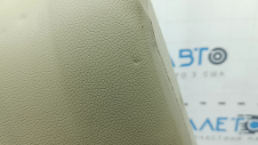 Right rear seat side trim for a Honda Accord 2017, beige leather, dented, needs cleaning