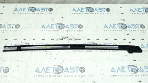Upper rear right door molding for Mazda CX-5 17-24 black, missing fastener, adhesive