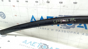 Upper front right door molding for Mazda CX-5 17-24 black, missing fastener, adhesive