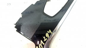 Volvo XC60 18-21 center console trim, glossy black with chrome, scratches