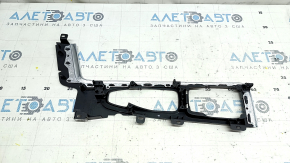 Volvo XC60 18-21 center console trim, glossy black with chrome, scratches