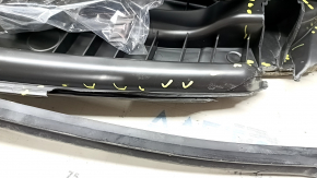 Torpedo front panel with AIRBAG Volvo XC90 16-22 for projection, black