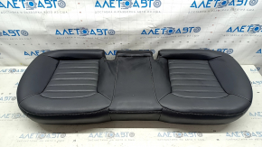 Rear row of seats, lower part, Ford Fusion mk5 17-20, black leather, dry clean, scratches, bruises