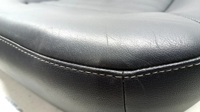 Rear row of seats, lower part, Ford Fusion mk5 17-20, black leather, dry clean, scratches, bruises