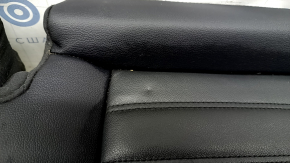Rear row of seats, lower part, Ford Fusion mk5 17-20, black leather, dry clean, scratches, bruises