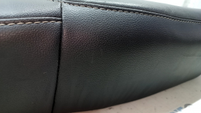 Rear row of seats, lower part, Ford Fusion mk5 17-20, black leather, dry clean, scratches, bruises
