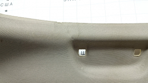Beige headliner for a 2013-2017 Honda Accord, with a microphone, under the sunroof, dry-cleanable, creases, cut wire