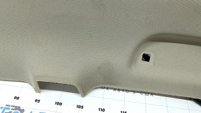 Beige headliner for a 2013-2017 Honda Accord, with a microphone, under the sunroof, dry-cleanable, creases, cut wire