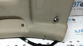 Beige headliner for a 2013-2017 Honda Accord, with a microphone, under the sunroof, dry-cleanable, creases, cut wire