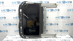 Sunroof assembly for Honda Accord 2013-2017, beige shade, chewed shade, needs cleaning
